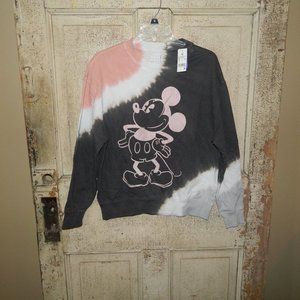 Disney Micky Mouse Tie Dye Sweatshirt Womens Size XXL (Q-52)